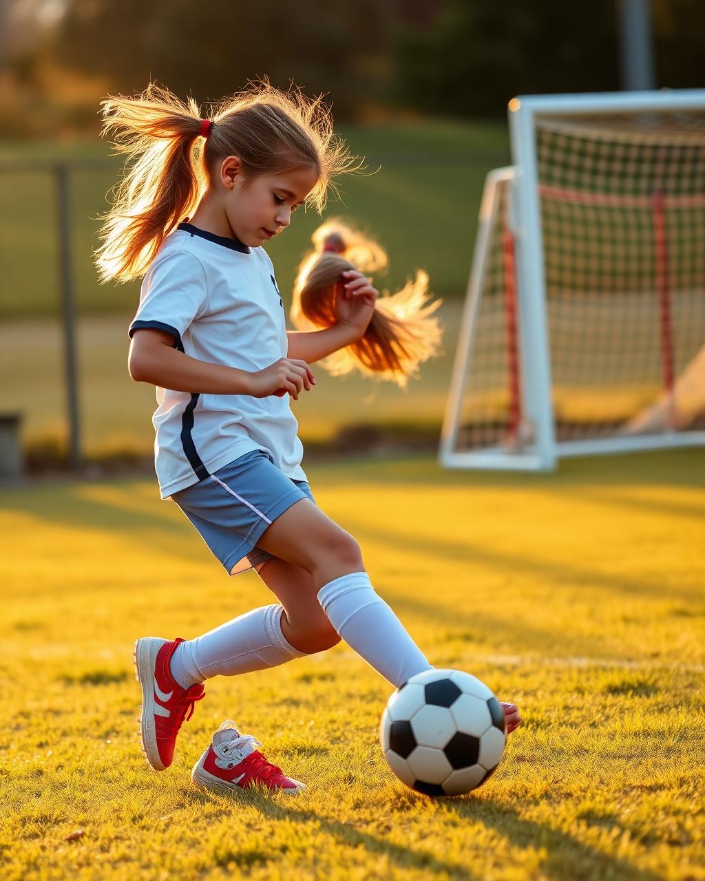 She scored! ⚽